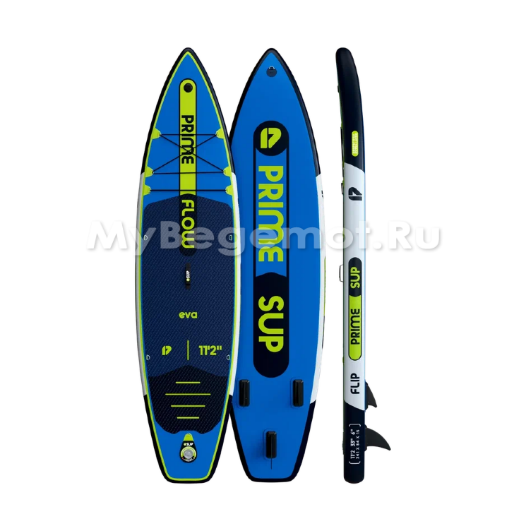 Сапборд PRIME 11.2x33x6 Flow blue (341x84x15 см)